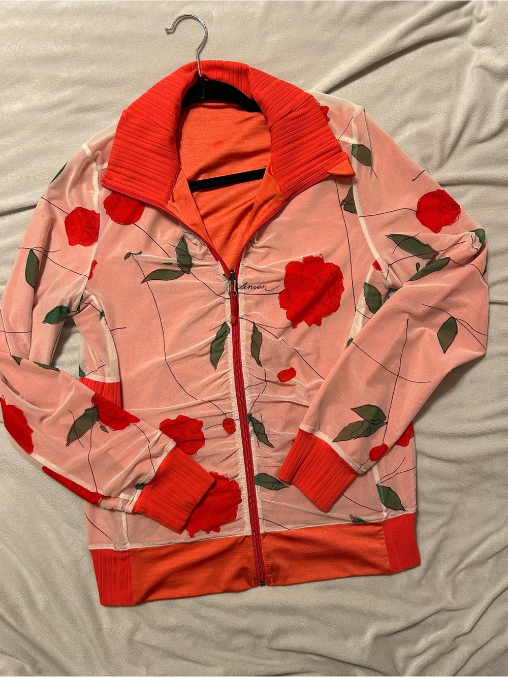 Mint condition Lululemon “Reversible zip up jacket size 10